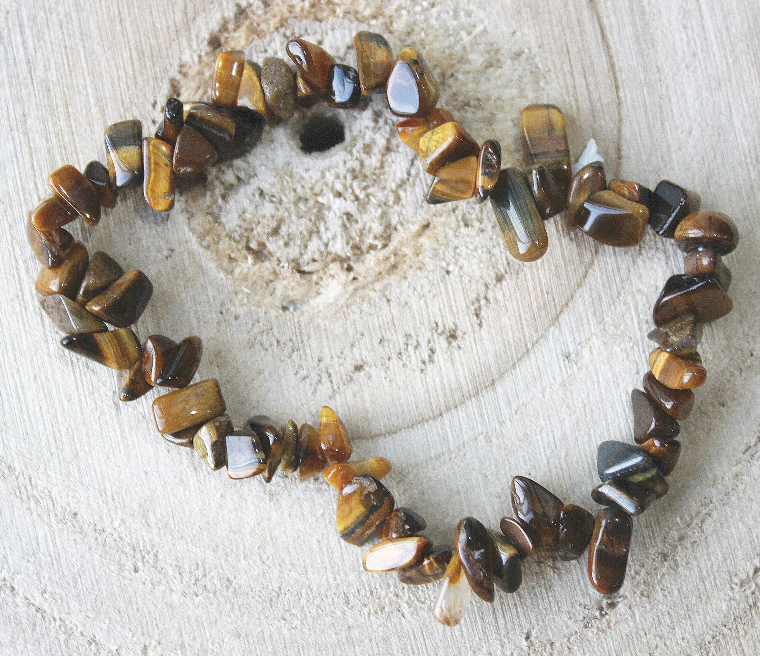 Tiger eye deals chip bracelet